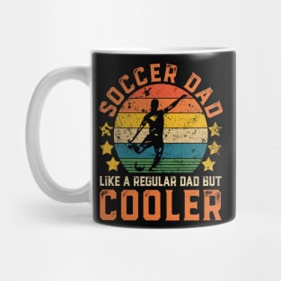 Soccer Dad Funny Vintage Soccer Player Father's Day Gift Mug